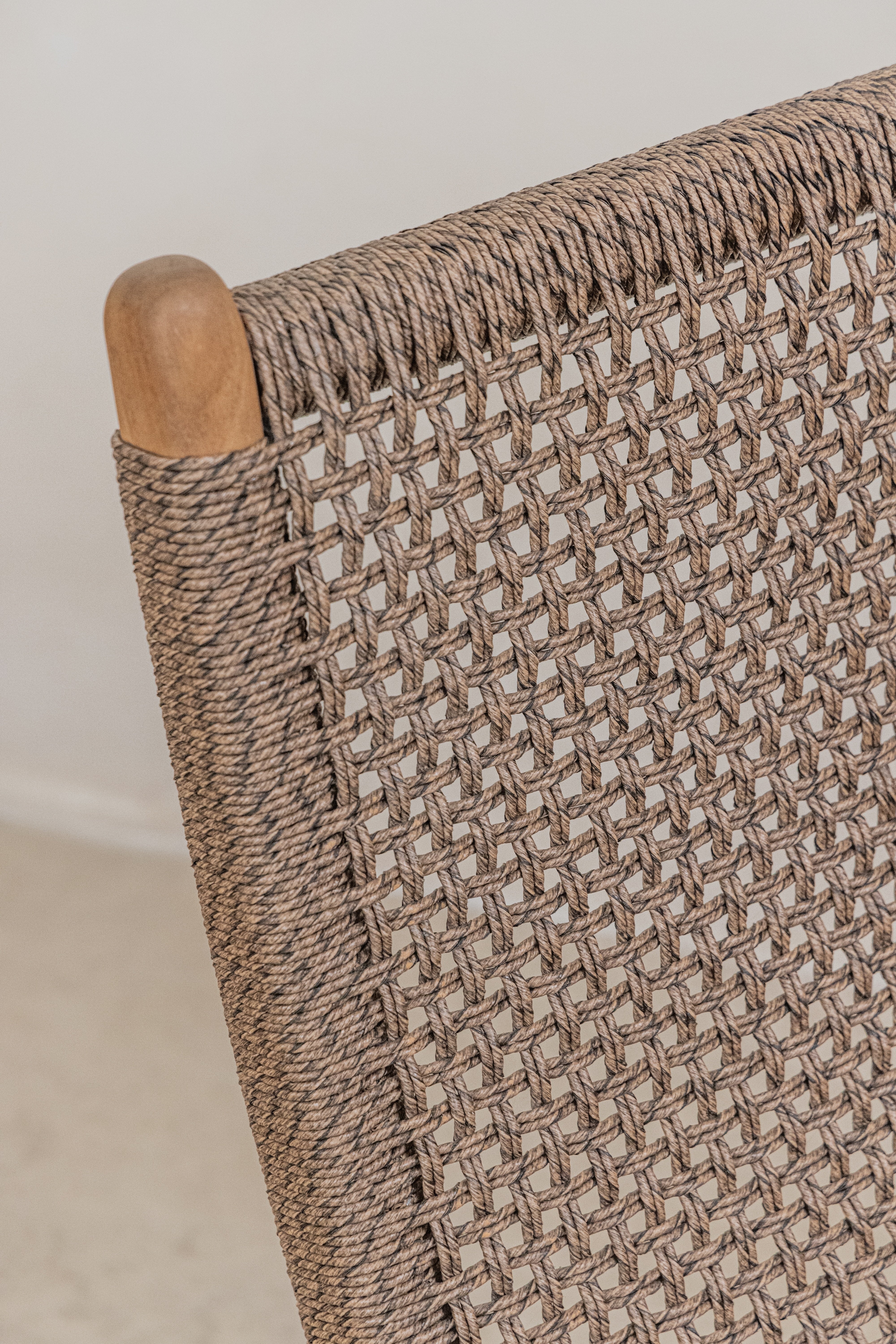 Palma - close up of Spanish inspired indoor outdoor lounge chair