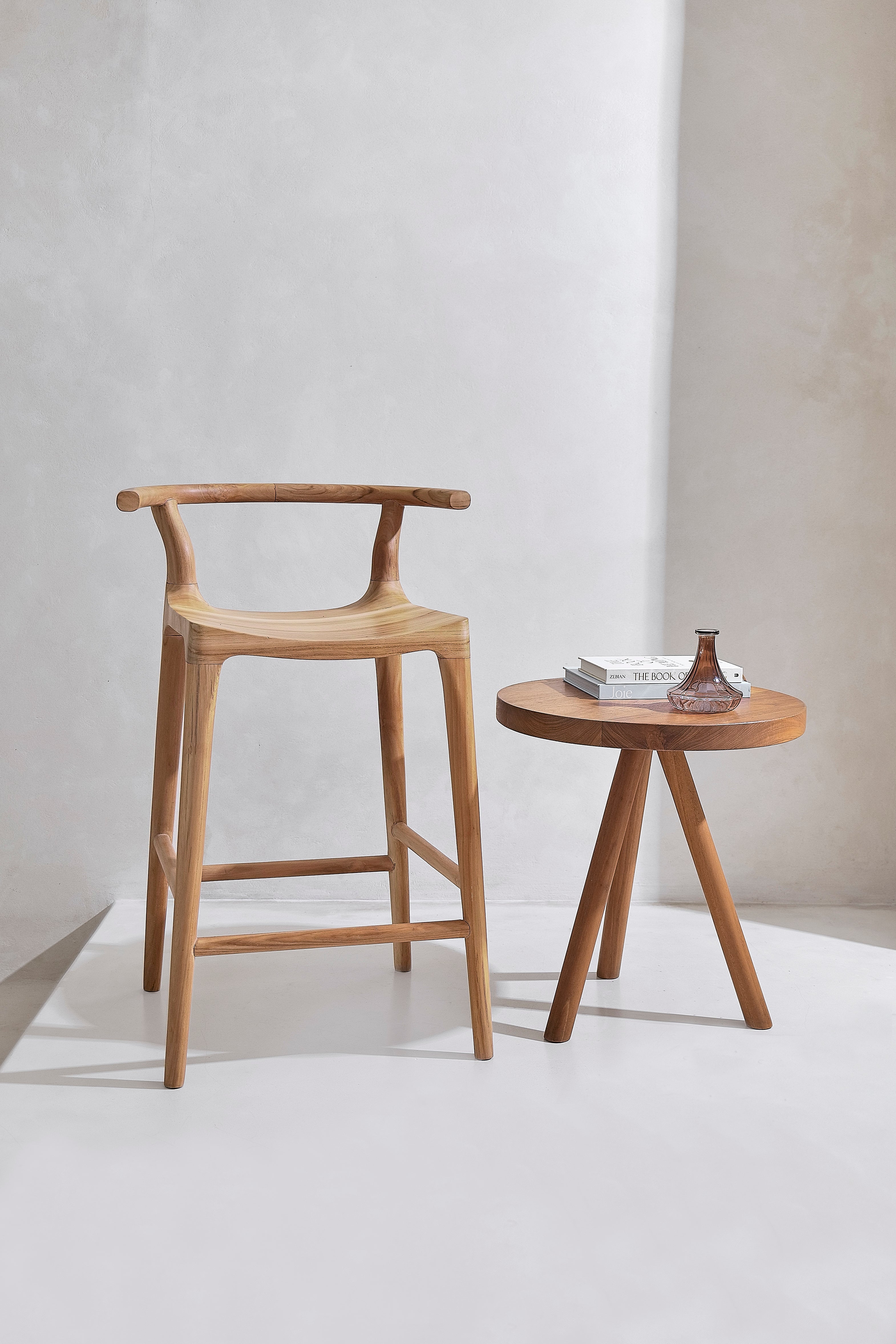 Home Edition 16- Curved back bar stool troffle