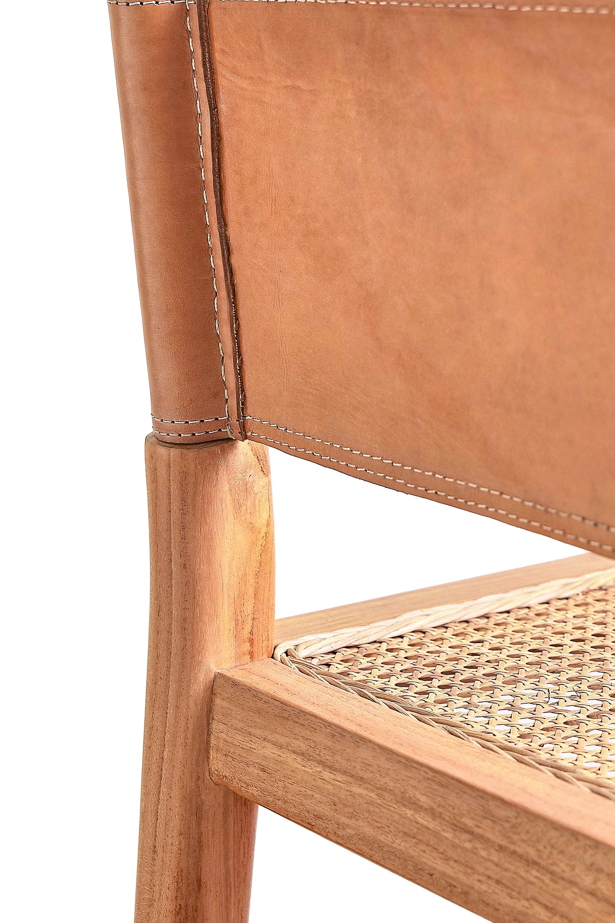 Home Edition 20- Leather and Rattan stool troffle