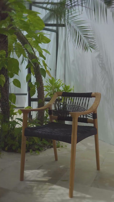 video Norwegian-inspired dining chair