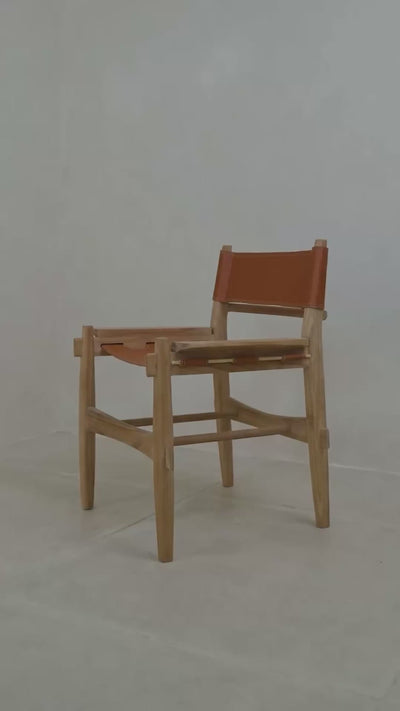 Sergio leather dining chair video